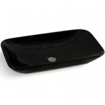 Ceramic Black Basin Countertop BasinT-930