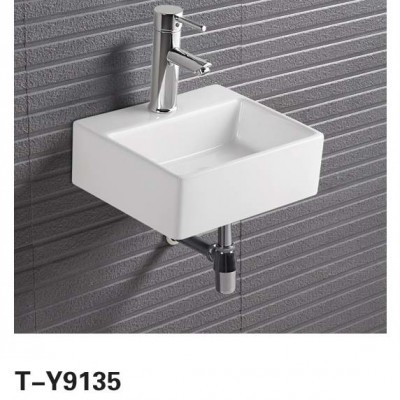 Sale Well Art Ceramic Wall- Hung Basin for Small Size T-Y9135