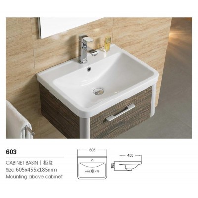 Cabinet Ceramic Wash Basin For Hair Salon 603